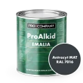 Szybkoschnąca emalia alkidowa do metalu Pro Alkid Antracyt MAT RAL 7016 1L