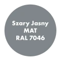 Szybkoschnąca emalia alkidowa do metalu Pro Alkid Szary Jasny MAT RAL 7046 1L