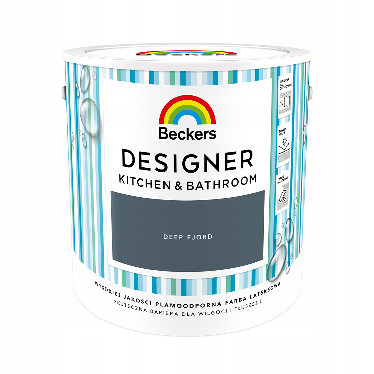 BECKERS DESIGNER Kuchnia i Łazienka Farba lateksowa morski deep fjord 2,5L