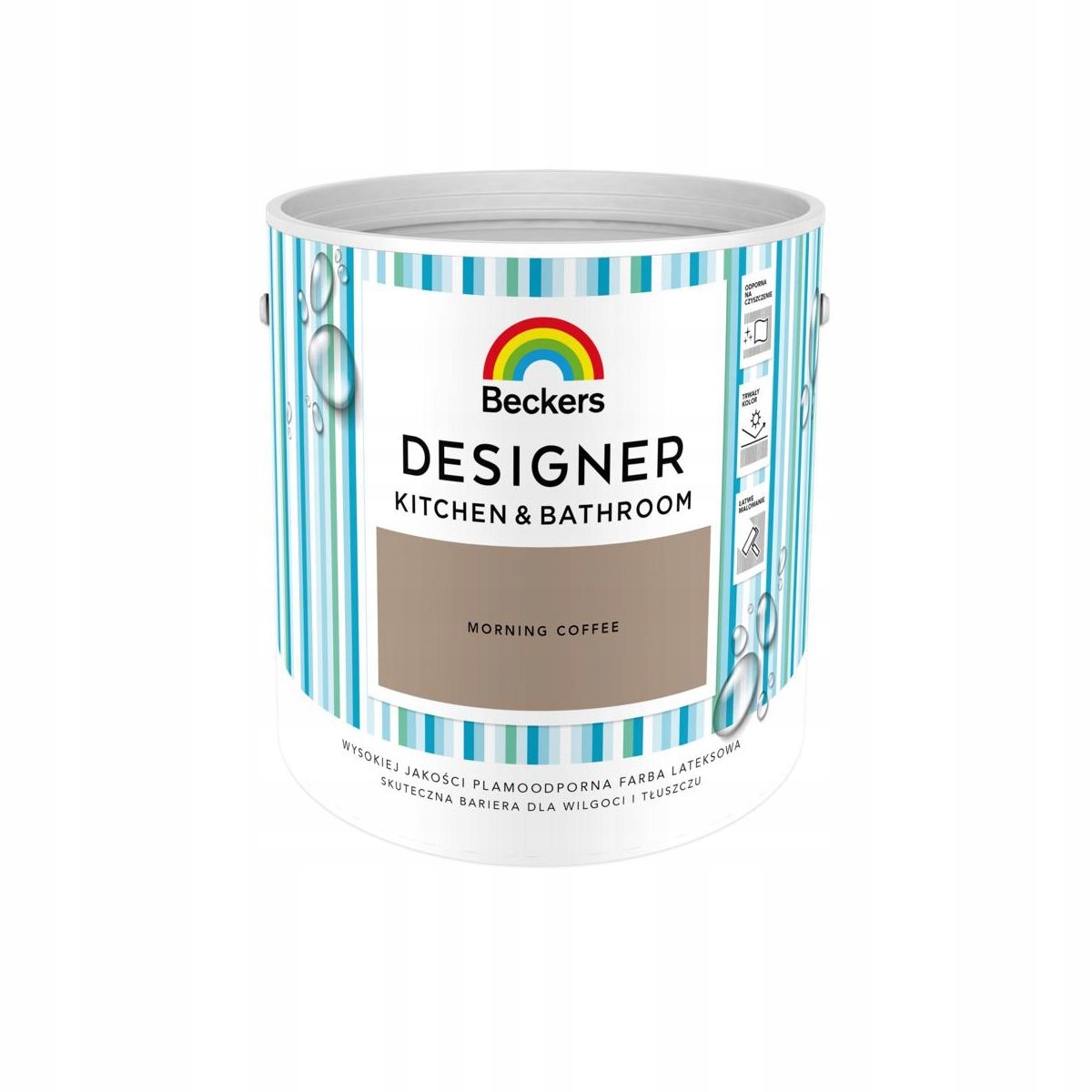 BECKERS DESIGNER Kuchnia i Łazienka Farba lateksowa kawowy morning coffee 2,5L