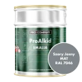 Szybkoschnąca emalia alkidowa do metalu Pro Alkid Szary Jasny MAT RAL 7046 5L