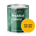 Szybkoschnąca emalia alkidowa do metalu Pro Alkid Żółty MAT RAL 1023 0,9L