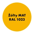 Szybkoschnąca emalia alkidowa do metalu Pro Alkid Żółty MAT RAL 1023 2,7L