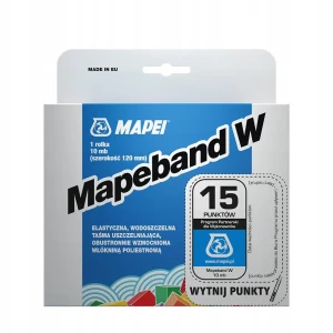 Elastyczna taśma uszczelniająca do hydroizolacji MAPEI Mapeband W 120 mm x 10 mb
