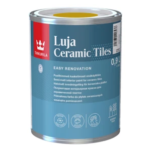 TIKKURILA Luja Ceramic Półmatowa farba do płytek ceramicznych 2w1 RAL 1005 żółty miodowy 0,9L