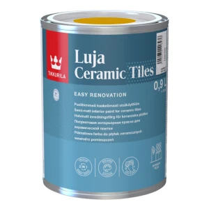 TIKKURILA Luja Ceramic Półmatowa farba do płytek ceramicznych 2w1 RAL 1006 żółty kukurydziany 0,9L