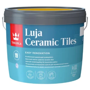 TIKKURILA Luja Ceramic Półmatowa farba do płytek ceramicznych 2w1 RAL 1006 żółty kukurydziany 2,7L