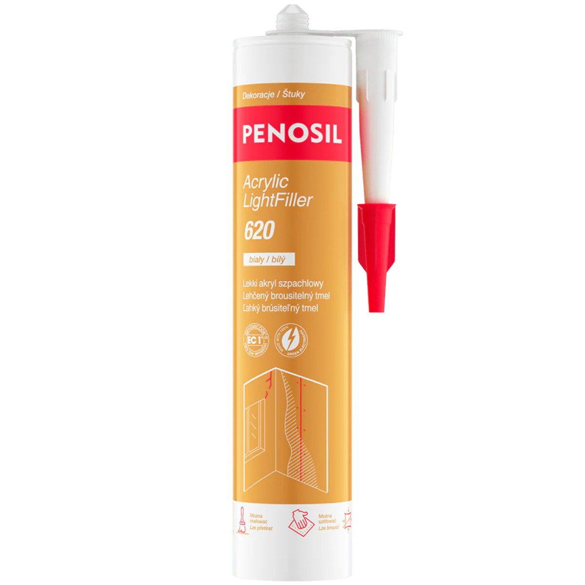 PENOSIL Acrylic LightFiller 620 Lekki akryl szpachlowy 280ml