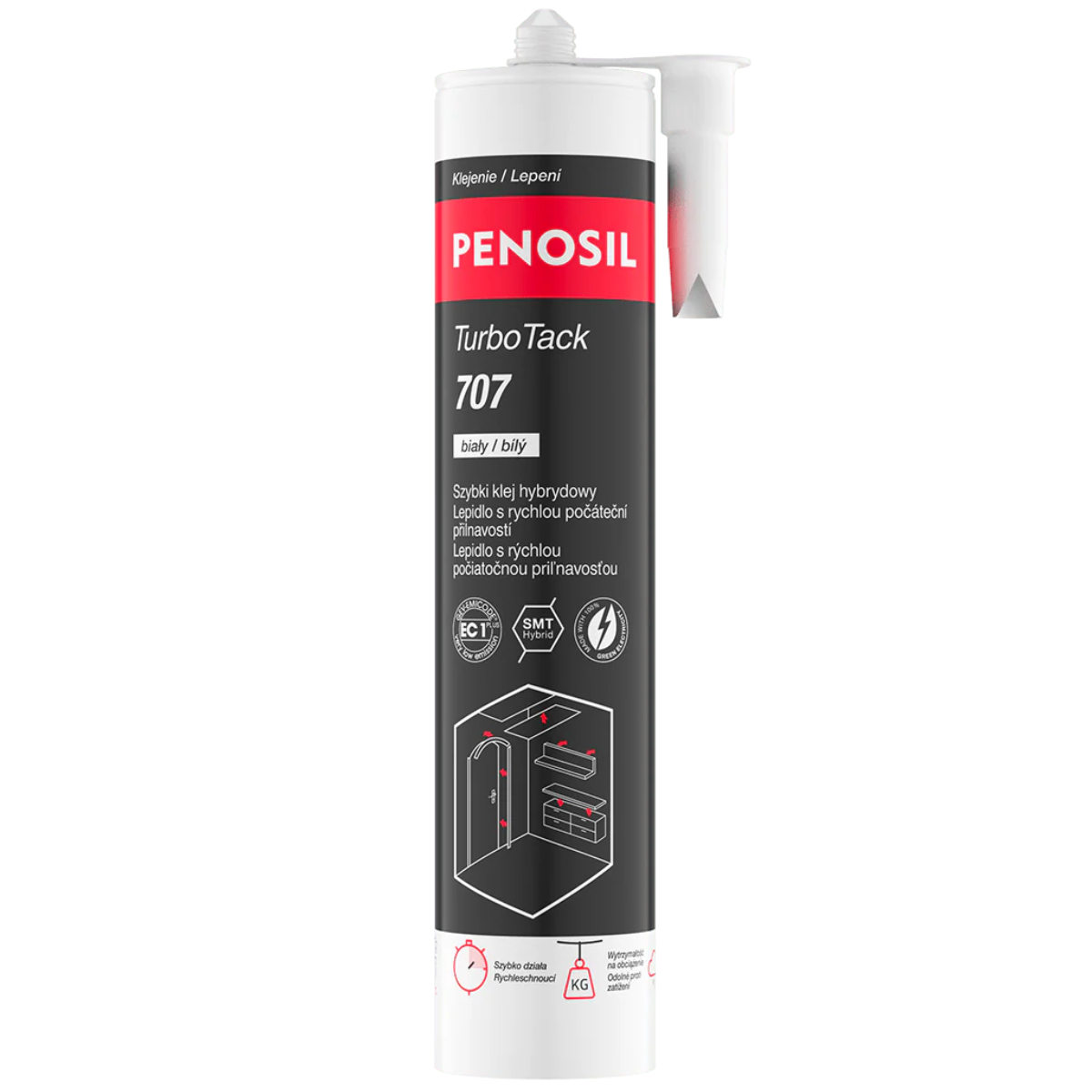 PENOSIL TurboTack 707 Szybki klej hybrydowy wysokiej przyczepności 280ml