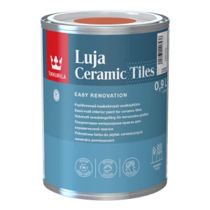 TIKKURILA Luja Ceramic Półmatowa farba do płytek ceramicznych 2w1 RAL 2012 pomarańczowy łososiowy