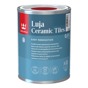 TIKKURILA Luja Ceramic Półmatowa farba do płytek ceramicznych 2w1 RAL 3001 czerwony sygnałowy