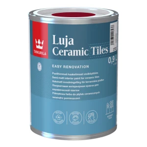 TIKKURILA Luja Ceramic Półmatowa farba do płytek ceramicznych 2w1 RAL 3003 czerwony rubinowy