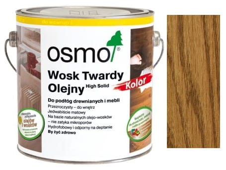 OSMO 3072 WOSK TWARDY OLEJNY KOLOR BURSZTYN 0,75l