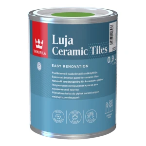 TIKKURILA Luja Ceramic Półmatowa farba do płytek ceramicznych 2w1 RAL 6018 żółto-zielony