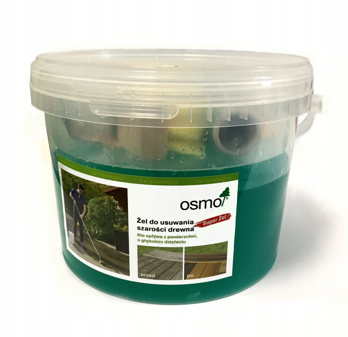 Osmo 6609 Odświeżający żel do usuwania szarości z drewna 2,5L