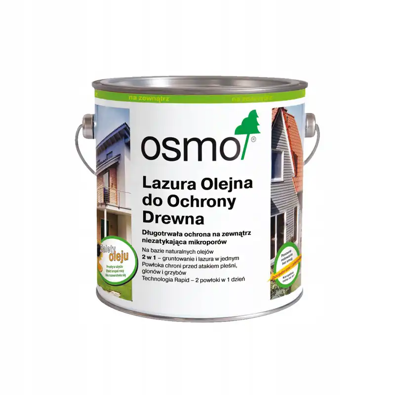 OSMO Dekoracyjna lazura olejna do ochrony drewna na zewnątrz 0,75L Cedr 728