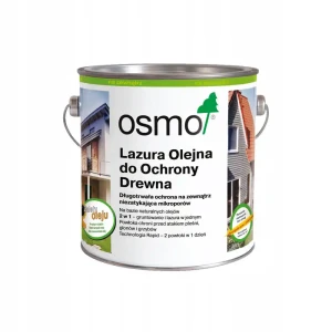 OSMO Dekoracyjna lazura olejna do ochrony drewna na zewnątrz 0,75L Kwarcowy Szary 907