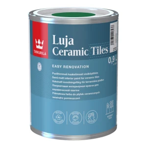TIKKURILA Luja Ceramic Półmatowa farba do płytek ceramicznych 2w1 RAL 6029 zielony miętowy