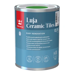 TIKKURILA Luja Ceramic Półmatowa farba do płytek ceramicznych 2w1 RAL 6037 zielony czysty