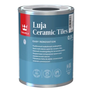 TIKKURILA Luja Ceramic Półmatowa farba do płytek ceramicznych 2w1 RAL 7024 szary grafitowy