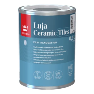 TIKKURILA Luja Ceramic Półmatowa farba do płytek ceramicznych 2w1 RAL 7046 chłodny średni szary