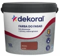 Dekoral Polinit Farba do fasad, zewnętrzna, fasadowa 10L Wiśniowy
