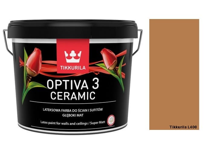 TIKKURILA Optiva Ceramic Matt 3 0,9l KOLOR L400