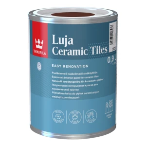 TIKKURILA Luja Ceramic Półmatowa farba do płytek ceramicznych 2w1 RAL 8015 brąz kasztanowy