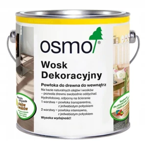 OSMO 3172 Wewnętrzny wosk dekoracyjny do drewna 2,5L Jedwab