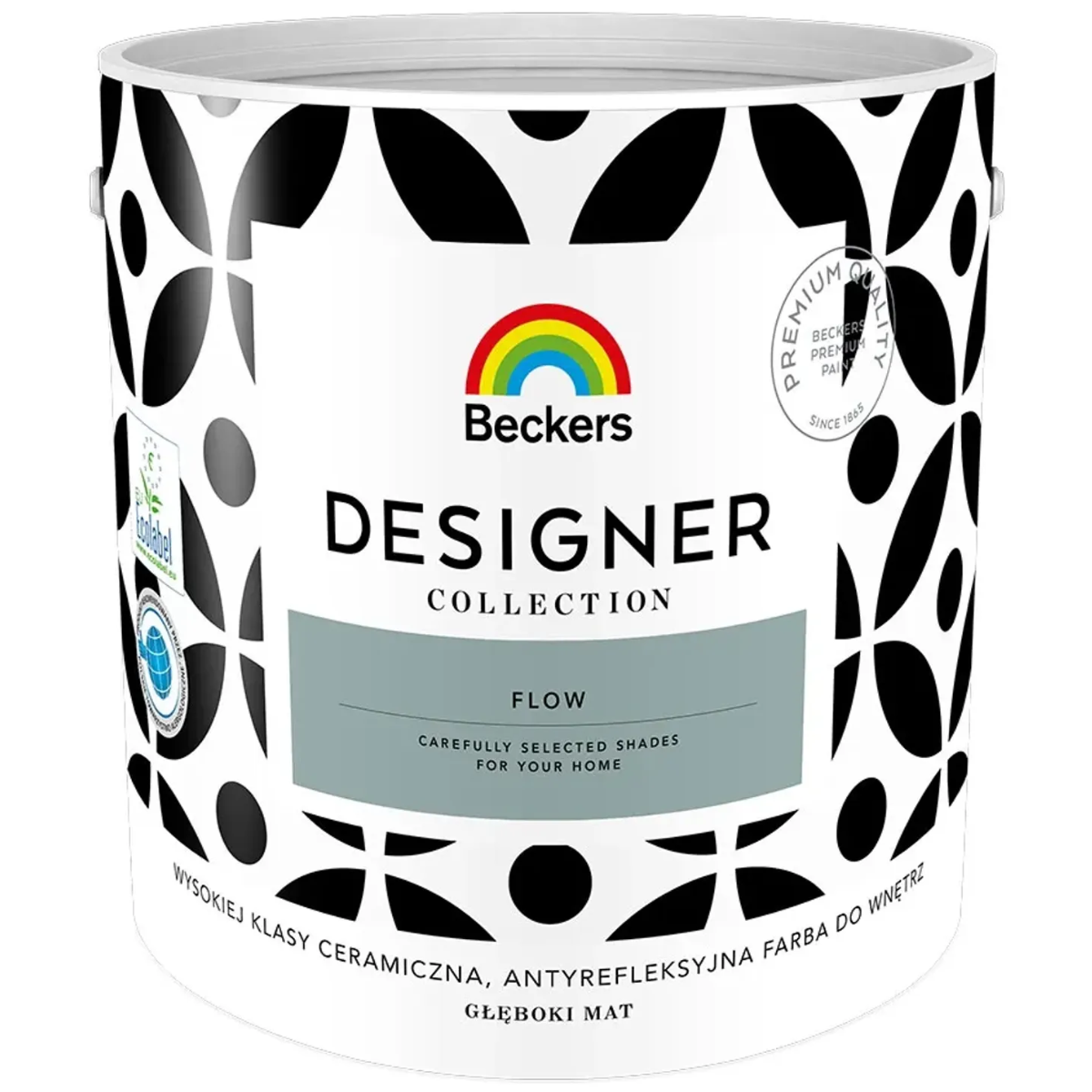 BECKERS Designer Collection Farba ceramiczna do ścian i sufitów flow zgaszona zieleń