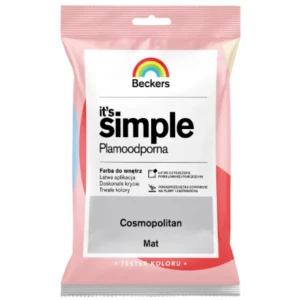 BECKERS Designer It's Simple Plamoodporna farba do ścian i sufitów cosmopolitan szary tester 50 ml