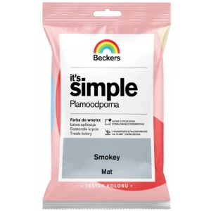 BECKERS Designer It's Simple Plamoodporna farba do ścian i sufitów smokey szaroniebieski tester 50ml