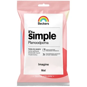 BECKERS Designer It's Simple Plamoodporna farba do ścian i sufitów imagine beżowy tester 50ml