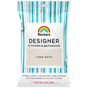 BECKERS DESIGNER Kuchnia i Łazienka Farba lateksowa biały beż linen white tester 50ml