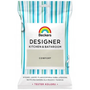 BECKERS DESIGNER Kuchnia i Łazienka Farba lateksowa beżowo-zielona comfort tester 50ml