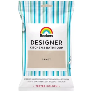 BECKERS DESIGNER Kuchnia i Łazienka Farba lateksowa beżowo-brązowa sandy tester 50ml