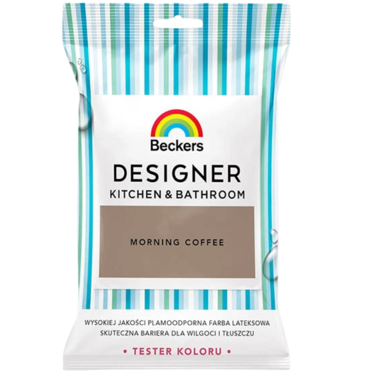 BECKERS DESIGNER Kuchnia i Łazienka Farba lateksowa kawowy morning coffee tester 50ml