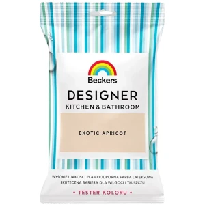 BECKERS DESIGNER Kuchnia i Łazienka Farba lateksowa zgaszona pomarańcza exotic apricot tester 50ml