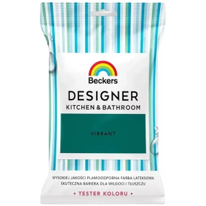 BECKERS DESIGNER Kuchnia i Łazienka Farba lateksowa ciemna zieleń vibrant tester 50ml
