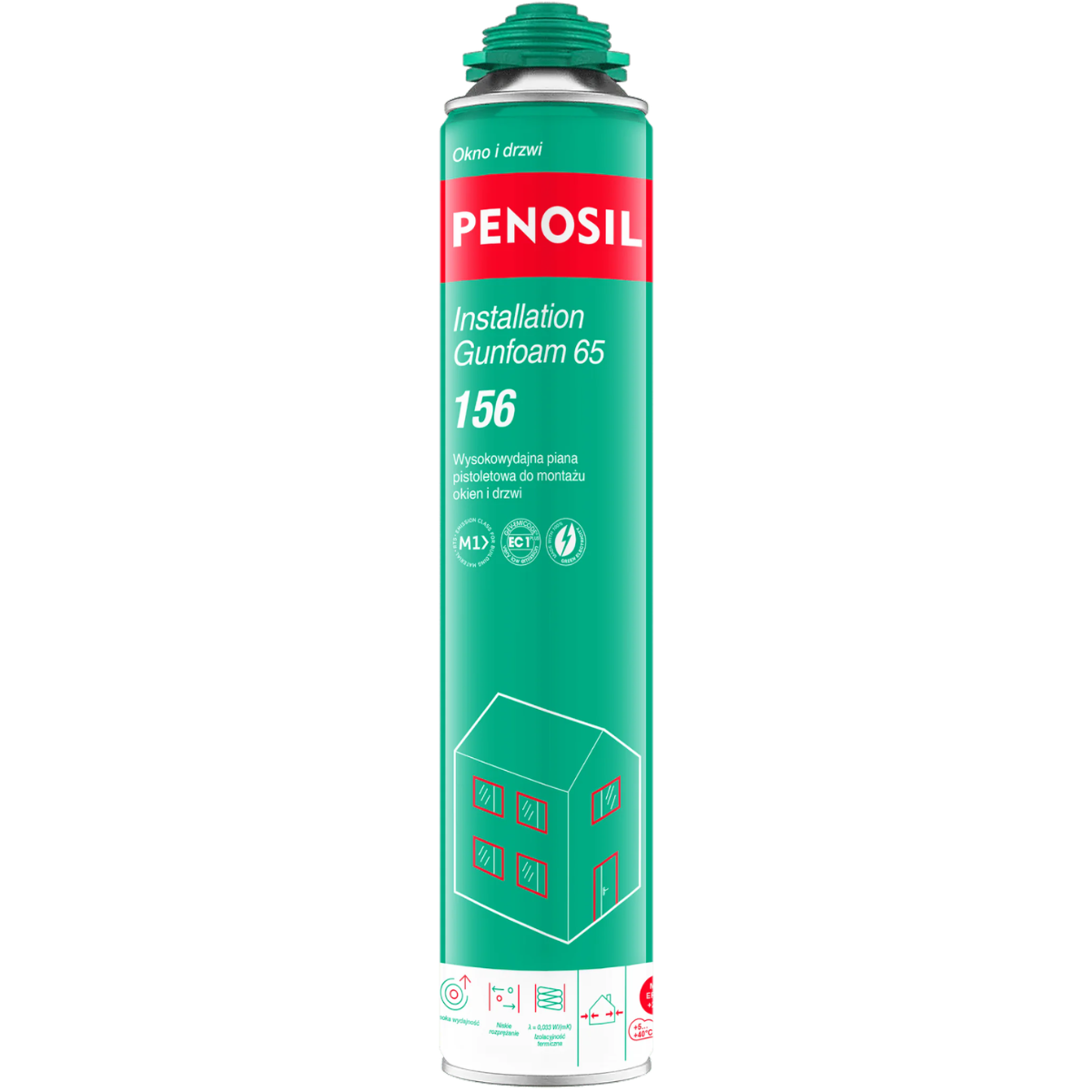 PENOSIL 156 Niskoprężna piana montażowa 65 830ml