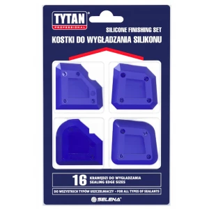 TYTAN Kostki do rozprowadzania i wygładzania silikonu 4szt