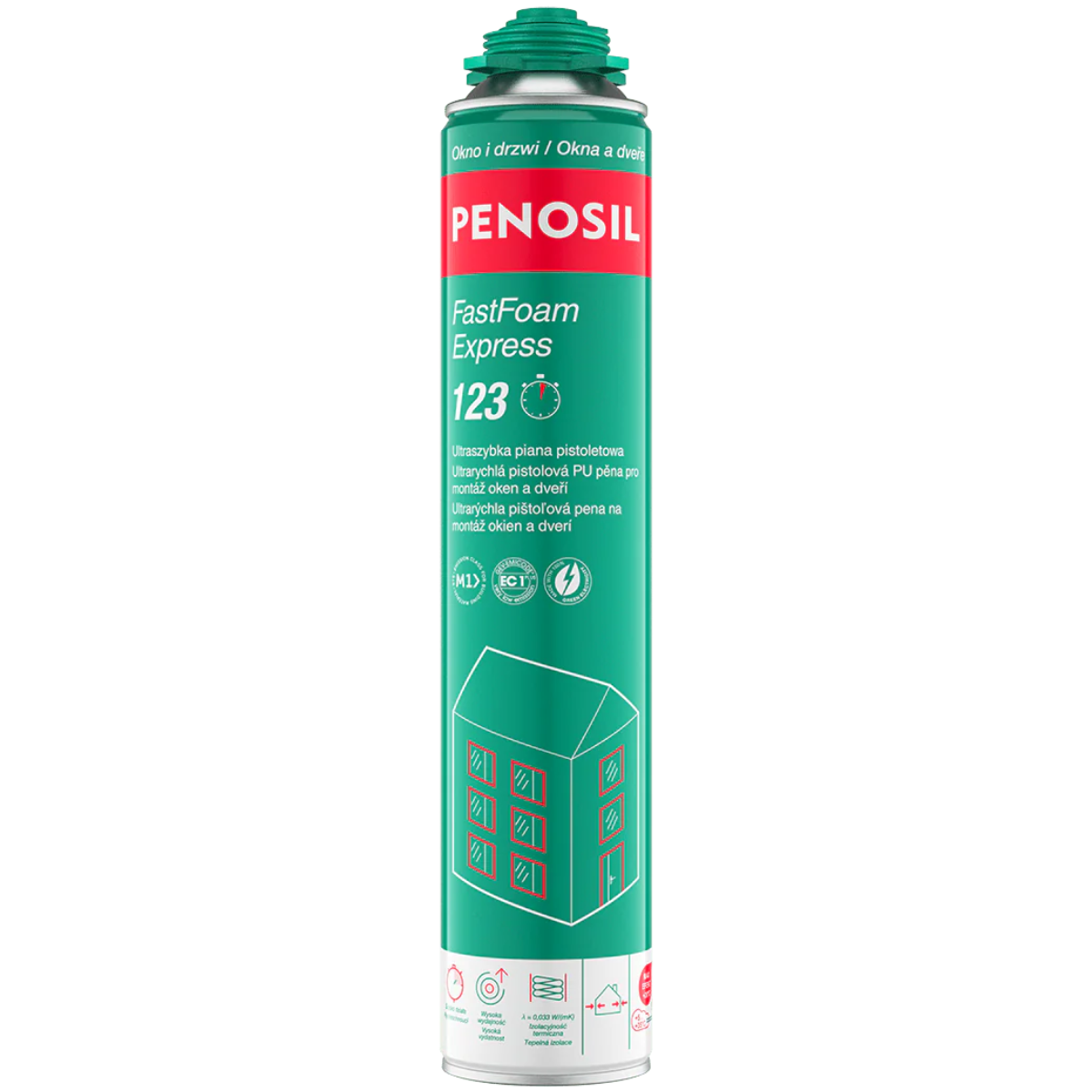 PENOSIL FastFoam Express 123 Szybka piana montażowa niskoprężna 870ml