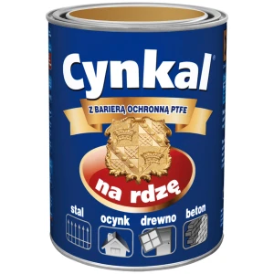 CYNKAL Gruntoemalia antykorozyjna do metalu i ocynku złoty 0,7L
