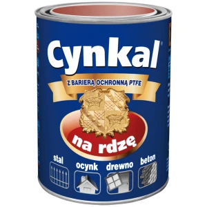 CYNKAL Gruntoemalia antykorozyjna do metalu i ocynku miedziany połysk 0,7L