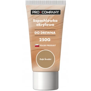 PRO COMPANY Szpachla akrylowa do drewna dąb średni 250g