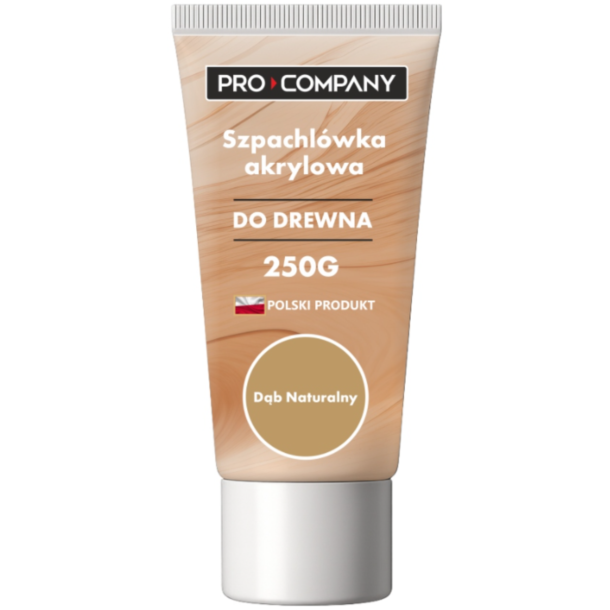 PRO COMPANY Szpachla akrylowa do drewna dąb naturalny 250g