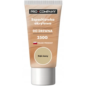 PRO COMPANY Szpachla akrylowa do drewna dąb jasny 250g