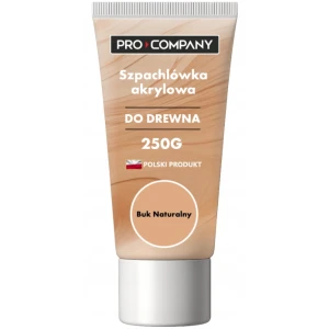 PRO COMPANY Szpachla akrylowa do drewna buk naturalny 250g