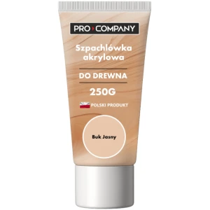 PRO COMPANY Szpachla akrylowa do drewna buk jasny 250g