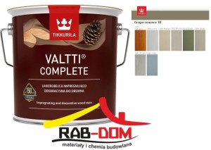 TIKKURILA Valtti Complete 0,9l LAKIEROBEJCA gr. III
